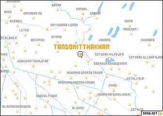 map of Tāndo Mittha Khān