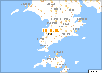 map of T\