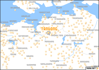 map of T\