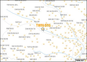 map of Tan-dong