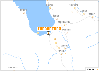 map of Tandontana