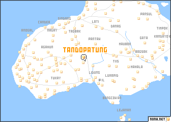 map of Tando Patung