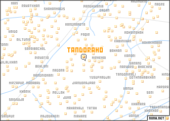 map of Tando Rāho