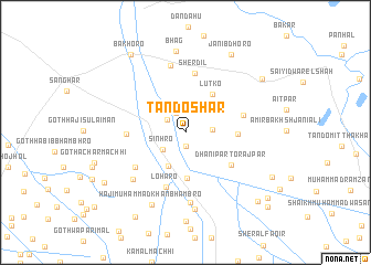 map of Tando Shar