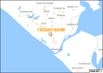 map of Tandou-Youmbi