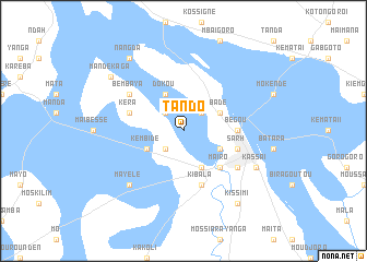 map of Tando