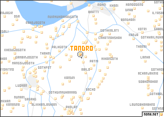 map of Tandro