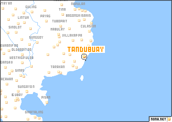 map of Tandubuay