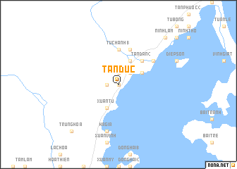 map of Tân Ðức