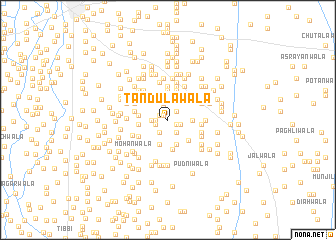 map of Tandulawāla