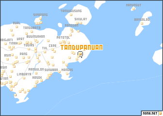 map of Tandu Panuan