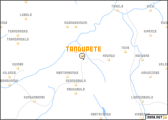 map of Tandu-Pete