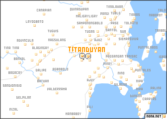 map of Tanduyan