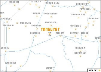 map of Tân Ðuyệt