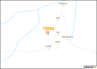 map of Tandu