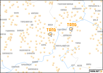 map of Tand