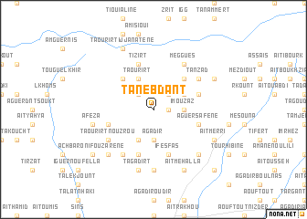 map of Tanebdant