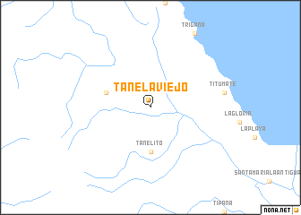 map of Tanela Viejo