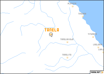 map of Tanela