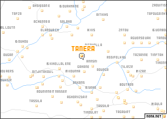 map of Tanera