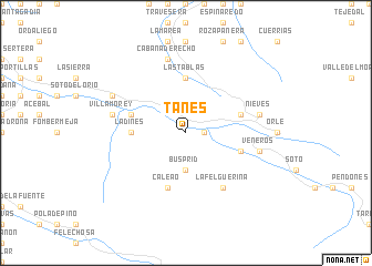 map of Tanes