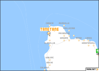 map of Tanetane