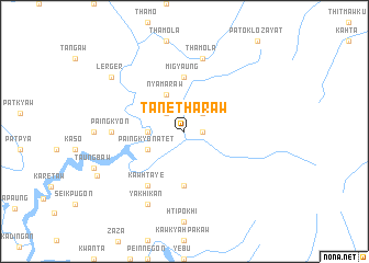 map of Tanetharaw
