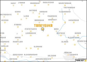 map of Taneyevka