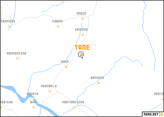 map of Tane