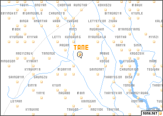 map of Tanè