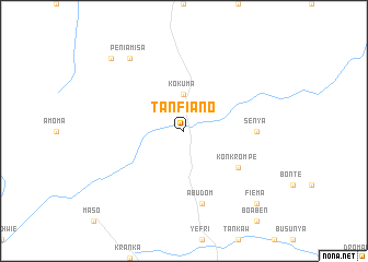 map of Tanfiano