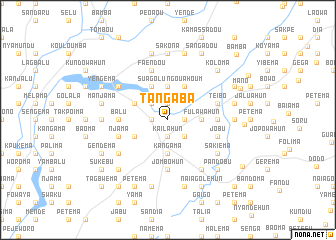 map of Tangaba