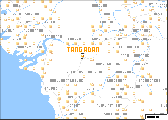 map of Tangadan