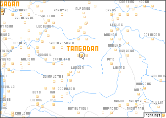 map of Tangadan