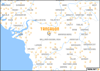 map of Tangadon