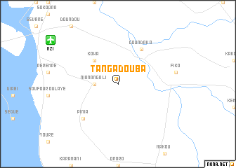 map of Tangadouba