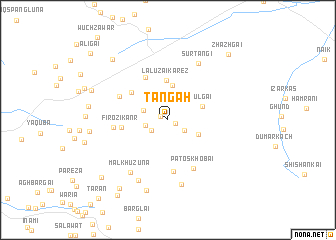 map of Tangah