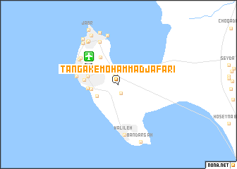 map of Tangak-e Moḩammad Ja‘farī