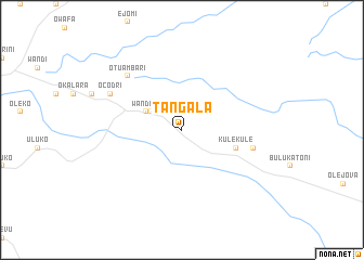 map of Tangala