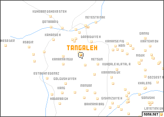 map of Tangāleh