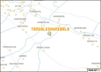 map of Tangal-e Shūr-e Bālā