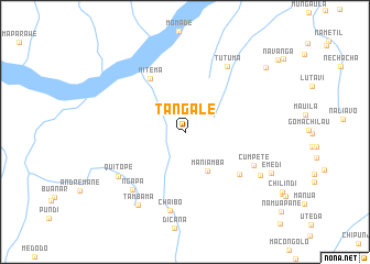 map of Tangalè