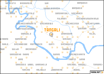 map of Tangali