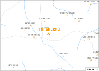 map of Tangal Kaj