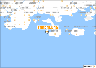 map of Tångalund