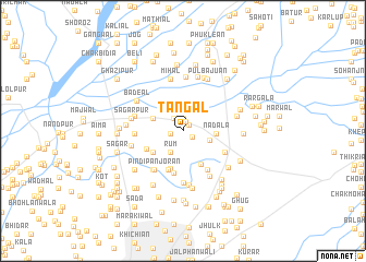 map of Tangāl