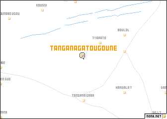 map of Tanganaga Tougouné