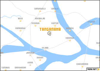 map of Tanganama