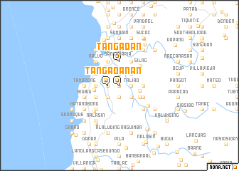 map of Tangaoan