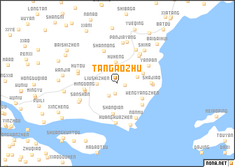 map of Tang\